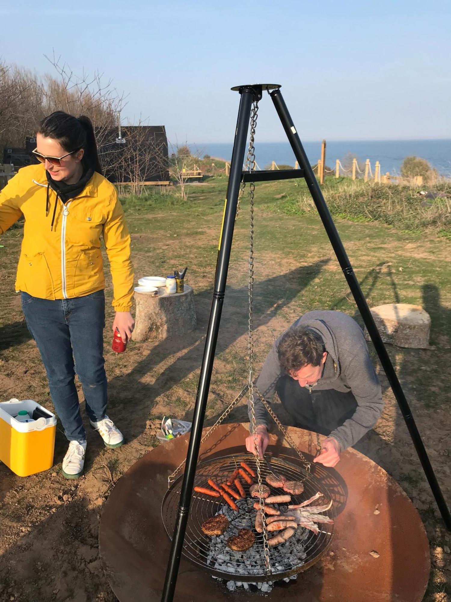 St Oswald Beach Hut Alnmouth Εξωτερικό φωτογραφία